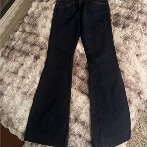 J Brand Dark Indigo Flare Jeans